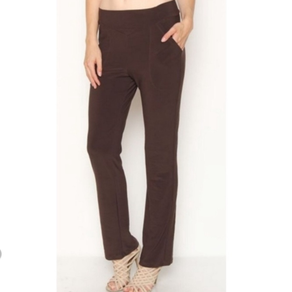 New Mix Plus Size Solid Brown Lightweight Pocket … - image 3